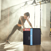 3 in 1 Plyometric Jump Box, 16/14/12 Inch Cotton Plyo Box, Platform & Jumping Agility Box, Anti-Slip Fitness V952-SHYTX161412YKXBJSV0