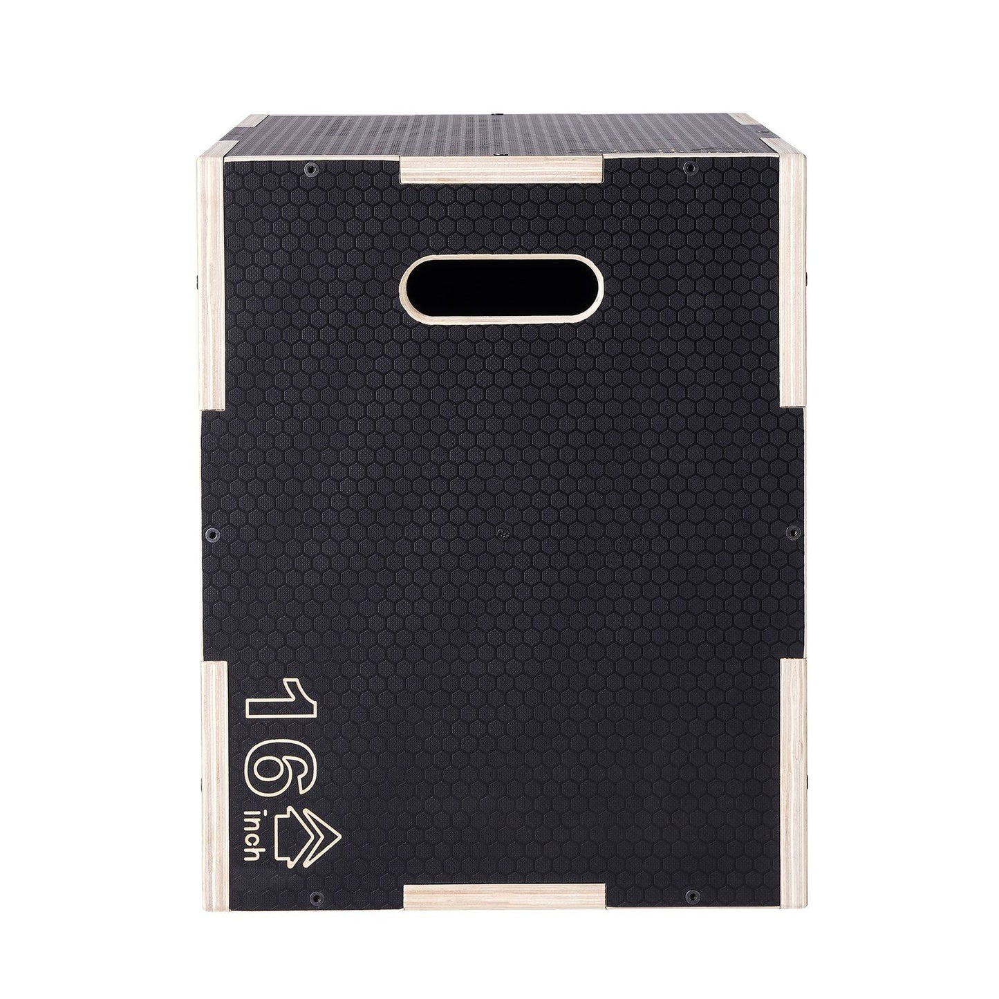 3 in 1 Plyometric Jump Box, 24/20/16 Inch Wooden Plyo Box, Platform & Jumping Agility Box, Anti-Slip Fitness V952-SHYTX242016YZO8I2V0