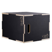 3 in 1 Plyometric Jump Box, 24/20/16 Inch Wooden Plyo Box, Platform & Jumping Agility Box, Anti-Slip Fitness V952-SHYTX242016YZO8I2V0