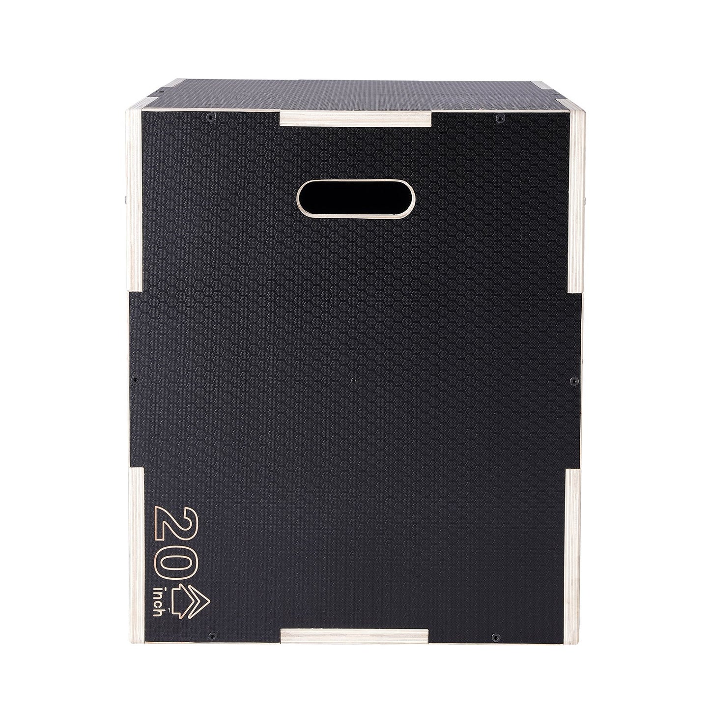 3 in 1 Plyometric Jump Box, 30/24/20 Inch Wooden Plyo Box, Platform & Jumping Agility Box, Anti-Slip Fitness V952-SHYTX302420YJ3BI5V0
