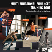 3 in 1 Plyometric Jump Box, 30/24/20 Inch Foam Plyo Box, Platform & Jumping Agility Box, Anti-Slip Fitness V952-SHYTX302420YSODG2V0