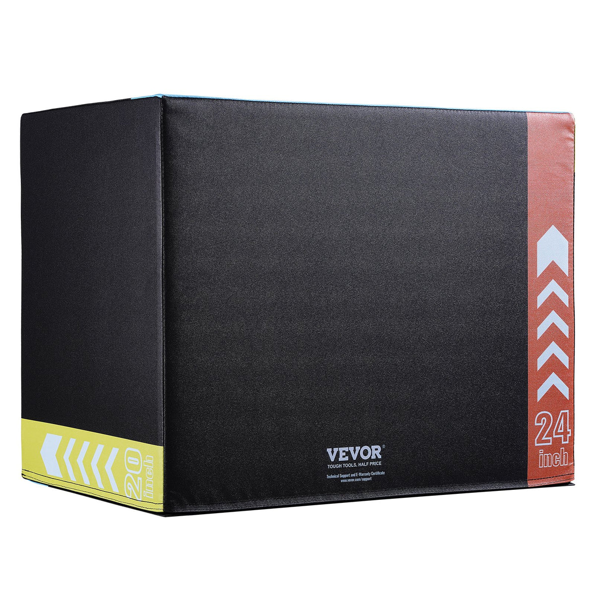 3 in 1 Plyometric Jump Box, 30/24/20 Inch Foam Plyo Box, Platform & Jumping Agility Box, Anti-Slip Fitness V952-SHYTX302420YSODG2V0