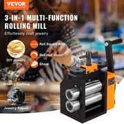 Rolling Mill, 3"/76 mm Jewelry Rolling Mill Machine, 1: 2 Gear Ratio, 3-in-1 Multi-function Rolling Mill, V952-SHYYPJ3H10000SGWWV0