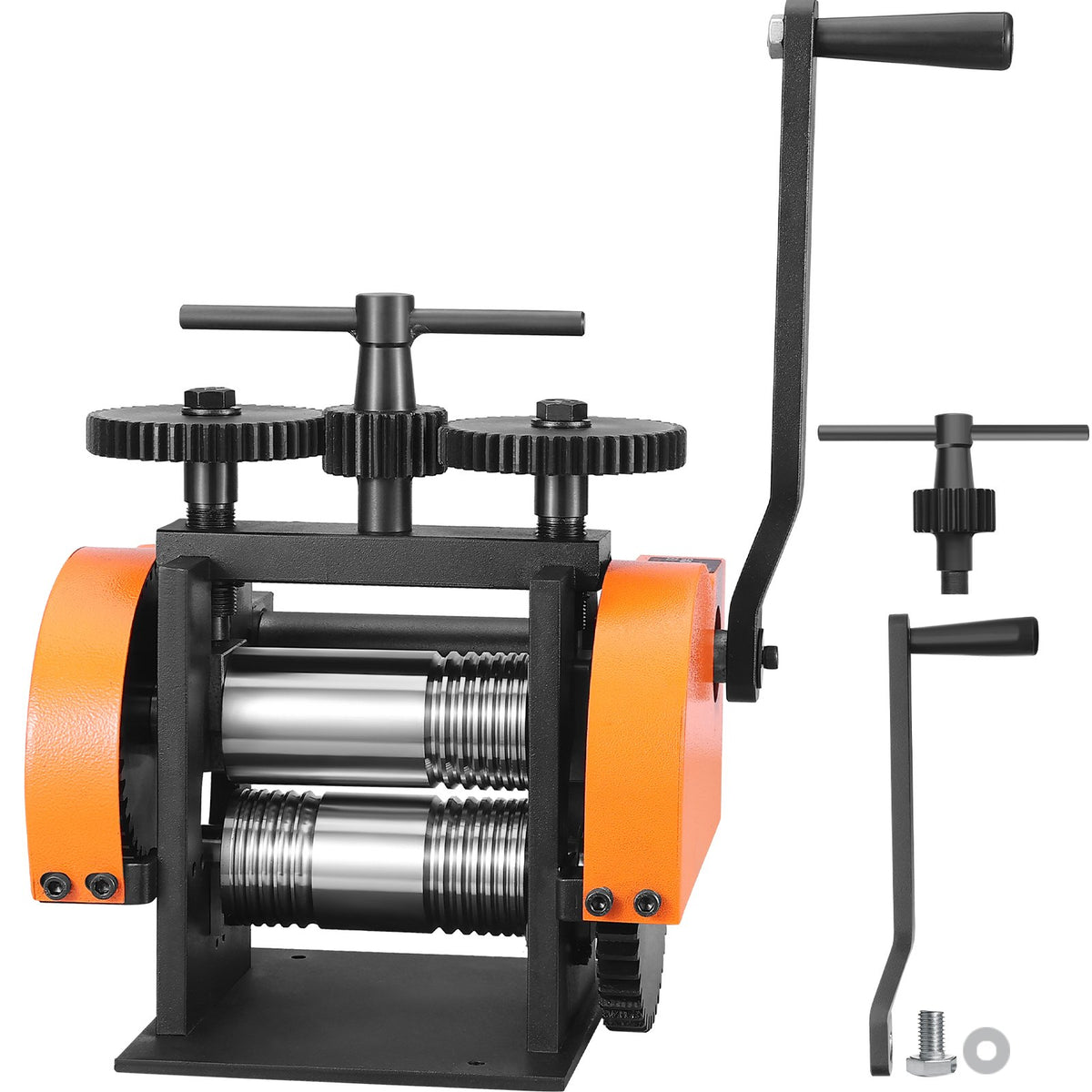 Rolling Mill, 1.77"/45 mm Jewelry Rolling Mill Machine, 1: 2.4 Gear Ratio, 3-in-1 Multi-function Rolling V952-SHYYPJ3H145MRZZ3YV0