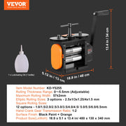 Rolling Mill, 2.24"/57 mm Jewelry Rolling Mill Machine, 1: 2 Gear Ratio, 3-in-1 Multi-function Rolling Mill, V952-SHYYPJ3H157M2T9N9V0