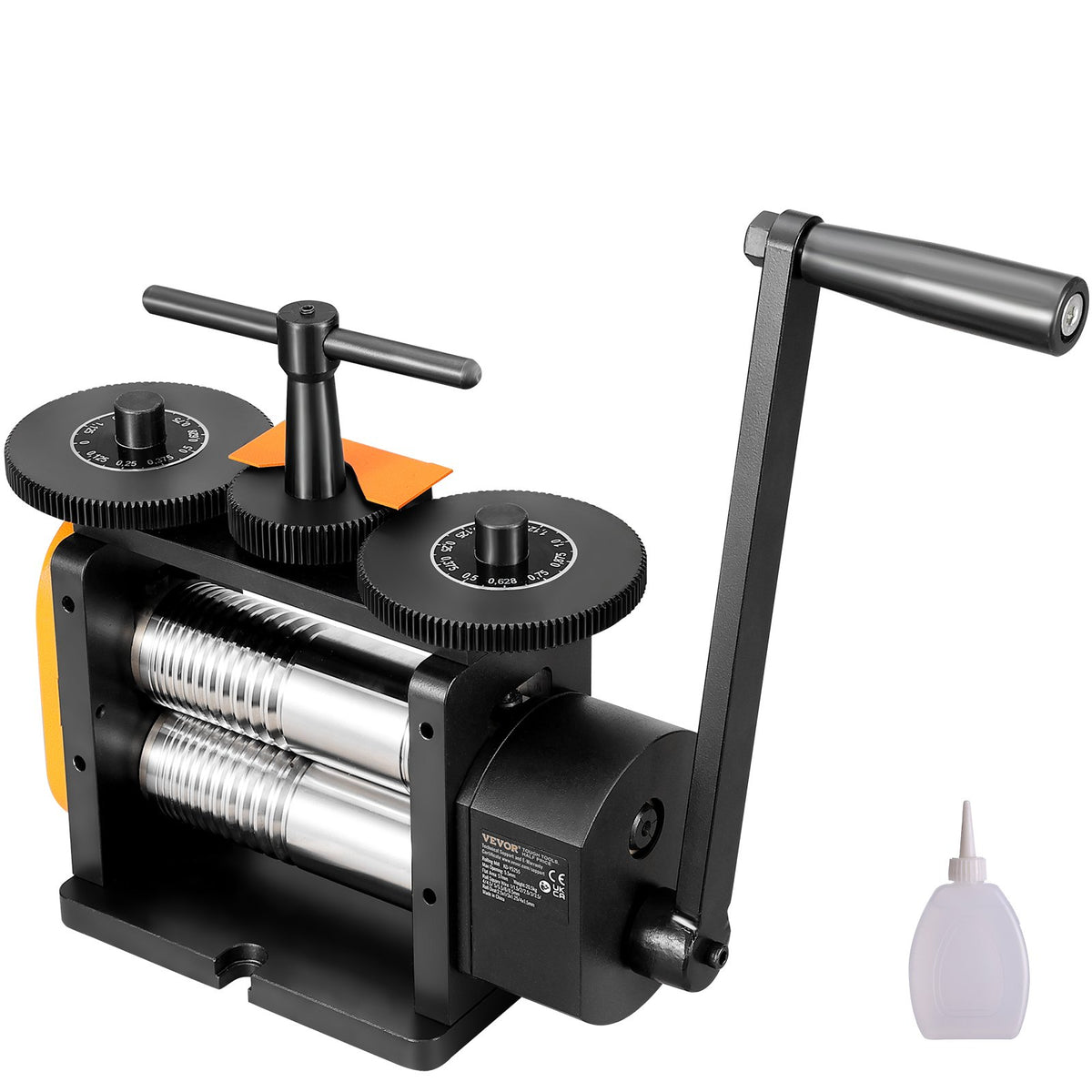 Rolling Mill, 2.24"/57 mm Jewelry Rolling Mill Machine, 1: 2 Gear Ratio, 3-in-1 Multi-function Rolling Mill, V952-SHYYPJ3H157M2T9N9V0
