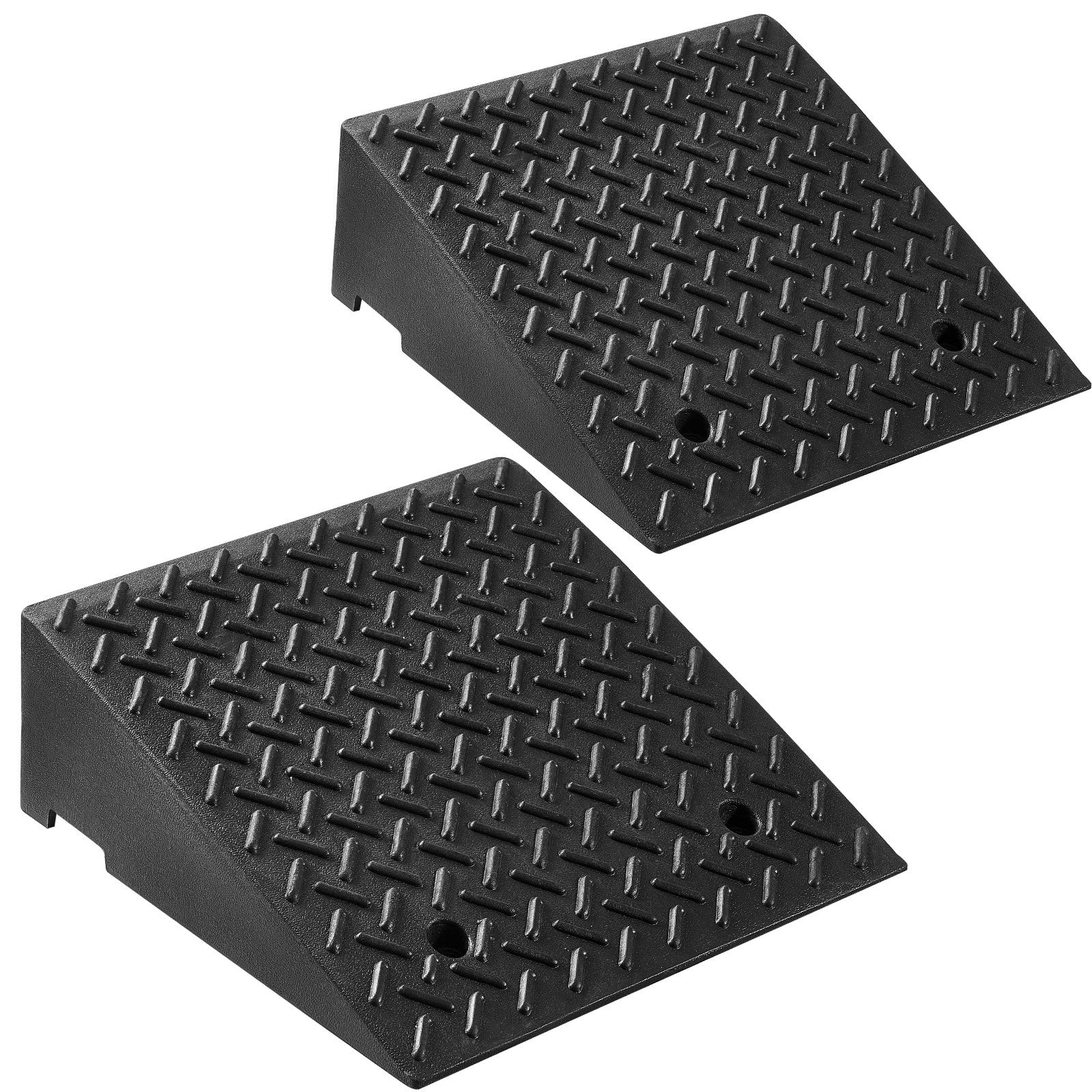 Driveway Curb Ramp, 3.175 Tons Load Capacity, 17.8 cm Rise Height Heavy Duty Curbside Bridge Ramp with V952-SJDLYPD20207V3IGL001V0