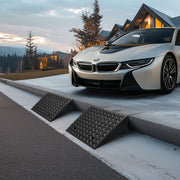 Driveway Curb Ramp, 3.175 Tons Load Capacity, 17.8 cm Rise Height Heavy Duty Curbside Bridge Ramp with V952-SJDLYPD20207V3IGL001V0
