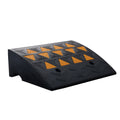Rubber Curb Ramp 15.2 cm Rise Height Sidewalk Curb Ramp, 37 cm Width 49.1 cm Length Driveway Ramp for Curb, V952-SJDLYPDGB1197GOBVV0