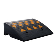 Rubber Curb Ramp 15.2 cm Rise Height Sidewalk Curb Ramp, 37 cm Width 49.1 cm Length Driveway Ramp for Curb, V952-SJDLYPDGB1197GOBVV0