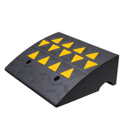 Rubber Curb Ramp 15.2 cm Rise Height Sidewalk Curb Ramp, 37 cm Width 49.1 cm Length Driveway Ramp for Curb, V952-SJDLYPDGB1197GOBVV0