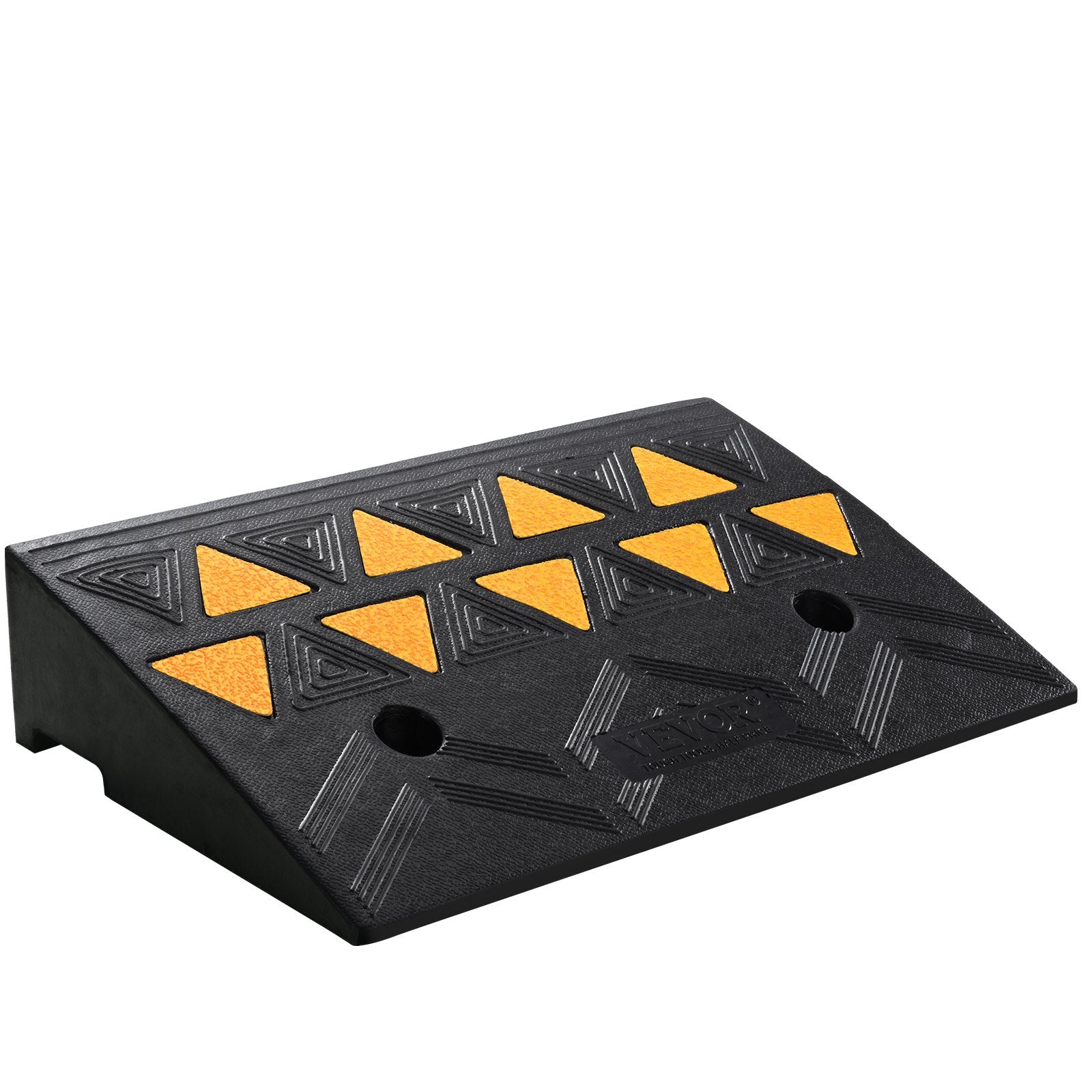 Rubber Curb Ramp 10.8 cm Rise Height Sidewalk Curb Ramp, 30 cm Width 50 cm Length Driveway Ramp for Curb, 15T V952-SJDLYPDGB1197IMYQV0