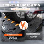 Rubber Curb Ramp 10.8 cm Rise Height Sidewalk Curb Ramp, 30 cm Width 50 cm Length Driveway Ramp for Curb, 15T V952-SJDLYPDGB1197IMYQV0