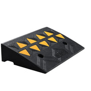 Rubber Curb Ramp 10.8 cm Rise Height Sidewalk Curb Ramp, 30 cm Width 50 cm Length Driveway Ramp for Curb, 15T V952-SJDLYPDGB1197IMYQV0