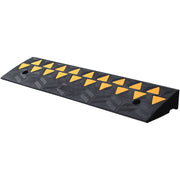 Rubber Curb Ramp 9.4 cm Rise Height Sidewalk Curb Ramp, 25 cm Width 100 cm Length Driveway Ramp for Curb, 15T V952-SJDLYPDGB139420KPV0