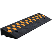 Rubber Curb Ramp 9.4 cm Rise Height Sidewalk Curb Ramp, 25 cm Width 100 cm Length Driveway Ramp for Curb, 15T V952-SJDLYPDGB139420KPV0