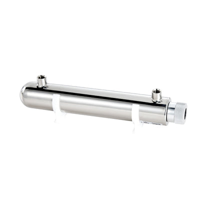 UV Water Purifier, 12W 1GPM, 220V Versatile Ultraviolet Water Purifier Filter with Stainless Steel Housing, V952-SJHXTUV12W4GEMV6YV3