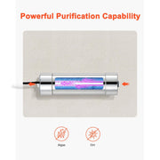UV Water Purifier, 8W 1GPM, 220V Versatile Ultraviolet Water Purifier Filter with Stainless Steel Housing, V952-SJHXTUV8W1GPFDJEJV3