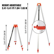 Super Combination 1.65m Aluminum Tripod + 5m Staff For Rotary Laser Leveltop V952-SJJ+BCZH000000001V0