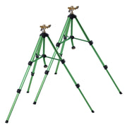 Impact Sprinkler on Tripod Base, 2 Packs, Heavy Duty Tripod Sprinklers with Brass Head & G3/4" Connector, 360 V952-SJJSSQLSZX2J3VCN2V0