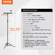 Projector Stand Laptop Stand Tripod Adjustable Height from 26.97 to 63 in V952-SJJSTYYZJDTPORD0VV0