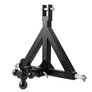 3 Point Trailer Hitch 2 in Receiver, 3pt Quick Hitch Attachment with 3 Trailer Balls, Tractor Tow Drawbar V952-SJXJSQDKSXTQ3L0DH001V0