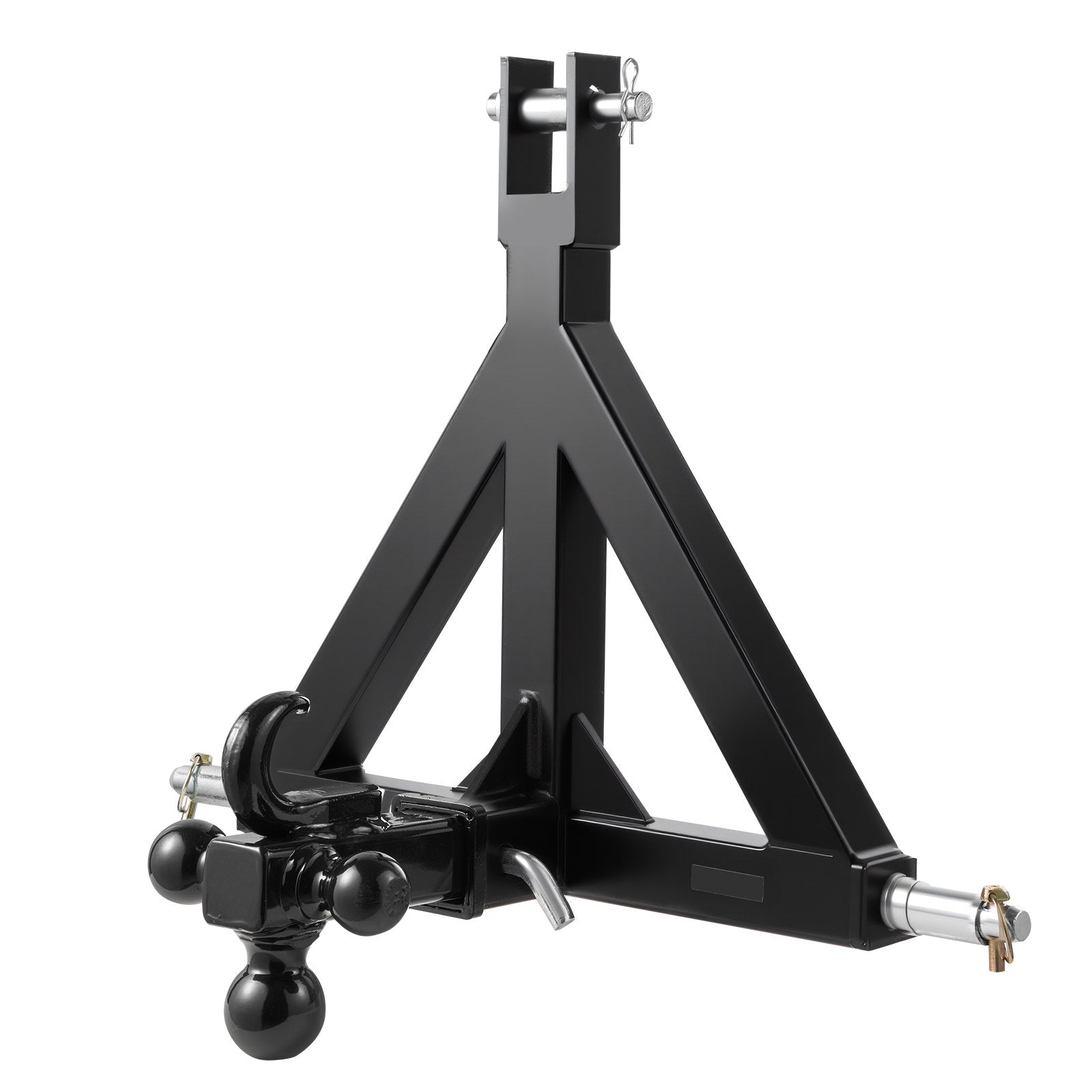 3 Point Trailer Hitch 2 in Receiver, 3pt Quick Hitch Attachment with 3 Trailer Balls, Tractor Tow Drawbar V952-SJXJSQDKSXTQ3L0DH001V0