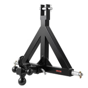 3 Point Trailer Hitch 2 in Receiver, 3pt Quick Hitch Attachment with 3 Trailer Balls, Tractor Tow Drawbar V952-SJXJSQDKSXTQ3L0DH001V0