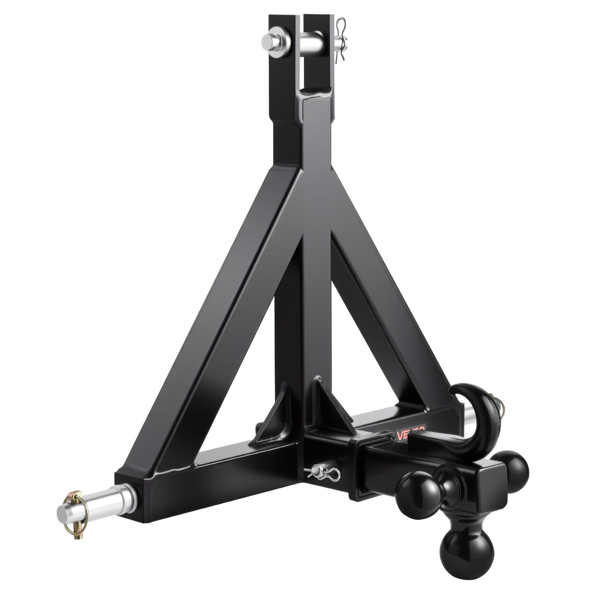 3 Point Trailer Hitch 2 in Receiver, 3pt Quick Hitch Attachment with 3 Trailer Balls, Tractor Tow Drawbar V952-SJXJSQDKSXTQ3L0DH001V0