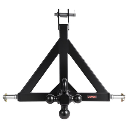3 Point Trailer Hitch 2 in Receiver, 3pt Quick Hitch Attachment with 3 Trailer Balls, Tractor Tow Drawbar V952-SJXJSQDKSXTQ3L0DH001V0