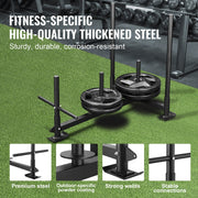 Weight Training Sled, Pull Push Power Sled with Handle, Fitness Strength Resistance Training, Steel Workout V952-SJXQTXSXTL123OVWYV0