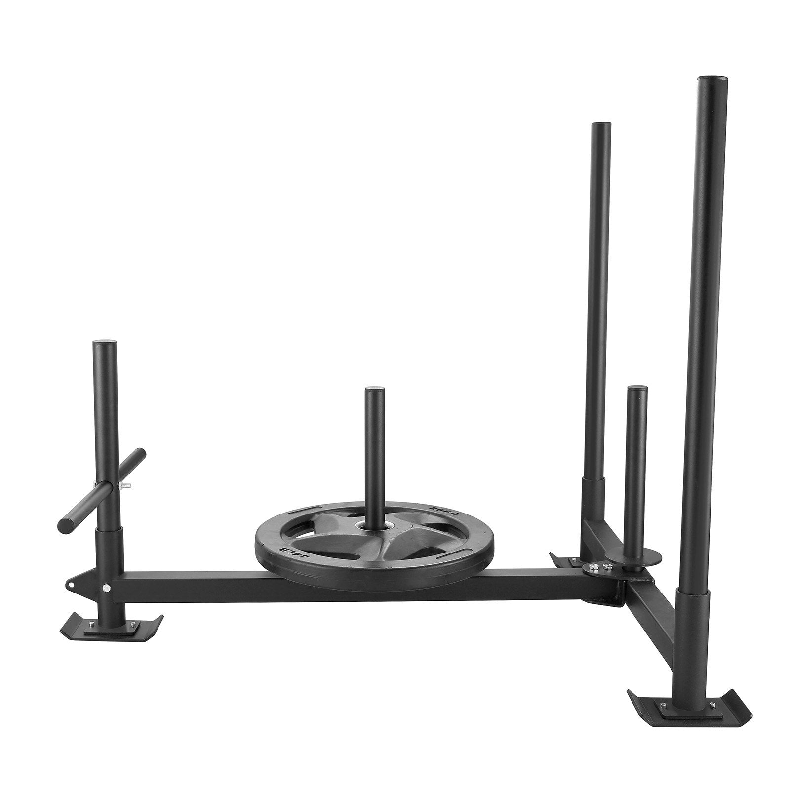 Weight Training Sled, Pull Push Power Sled with Handle, Fitness Strength Resistance Training, Steel Workout V952-SJXQTXSXTL123OVWYV0