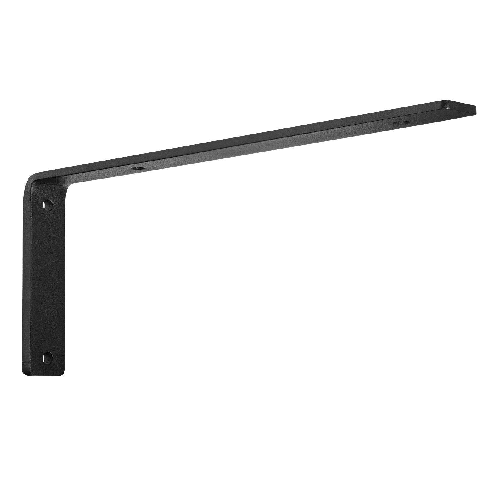 Shelf Bracket, Heavy Duty Floating Shelf Brackets 25.6 x 15.5 cm, 4 Pcs Brackets for Shelves, 5mm Thick Matte V952-SJZJGBZJYGHW5ZTBVV0