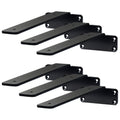 Shelf Bracket, 26.1cmL x 10cmW x 4.5cmH, 6 Pcs Heavy Duty Floating Shelf Brackets, Brackets for Shelves, 5mm V952-SJZJGBZJYGHW8B1EKV0