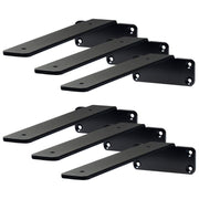 Shelf Bracket, 26.1cmL x 10cmW x 4.5cmH, 6 Pcs Heavy Duty Floating Shelf Brackets, Brackets for Shelves, 5mm V952-SJZJGBZJYGHW8B1EKV0