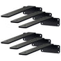 Shelf Bracket, 26.1cmL x 10cmW x 4.5cmH, 6 Pcs Heavy Duty Floating Shelf Brackets, Brackets for Shelves, 5mm V952-SJZJGBZJYGHW8B1EKV0