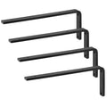 Shelf Bracket, 41 x 15.5 cm 4 Pcs, Heavy Duty Floating Shelf Brackets, Brackets for Shelves, 10mm Thick Matte V952-SJZJGBZJYGHWJF4D6V0