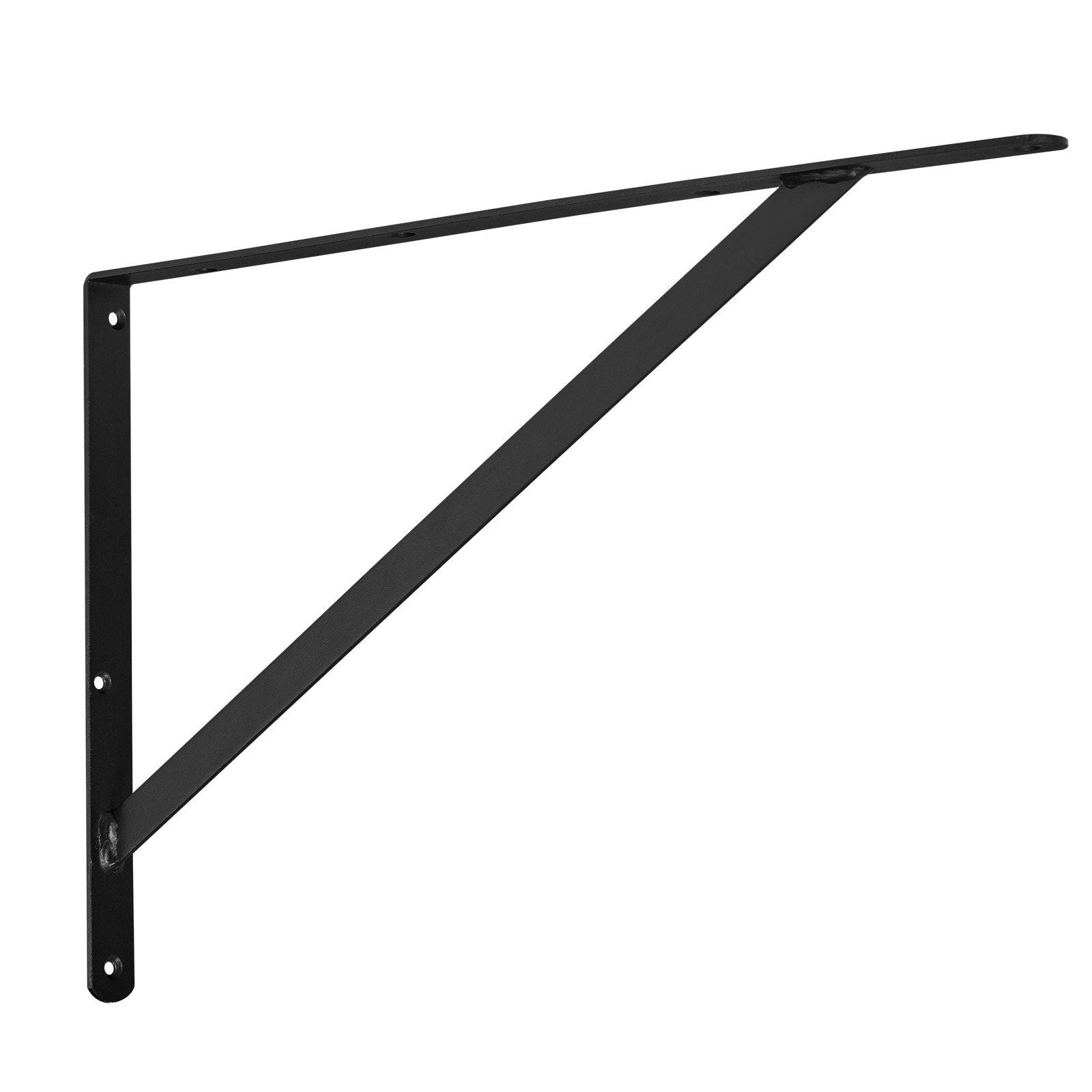 Shelf Bracket, 46 x 30.5 cm 12 Pcs, Heavy Duty Floating Shelf Brackets, Brackets for Shelves, 3mm Thick Matte V952-SJZJGBZJYGHWULB3QV0