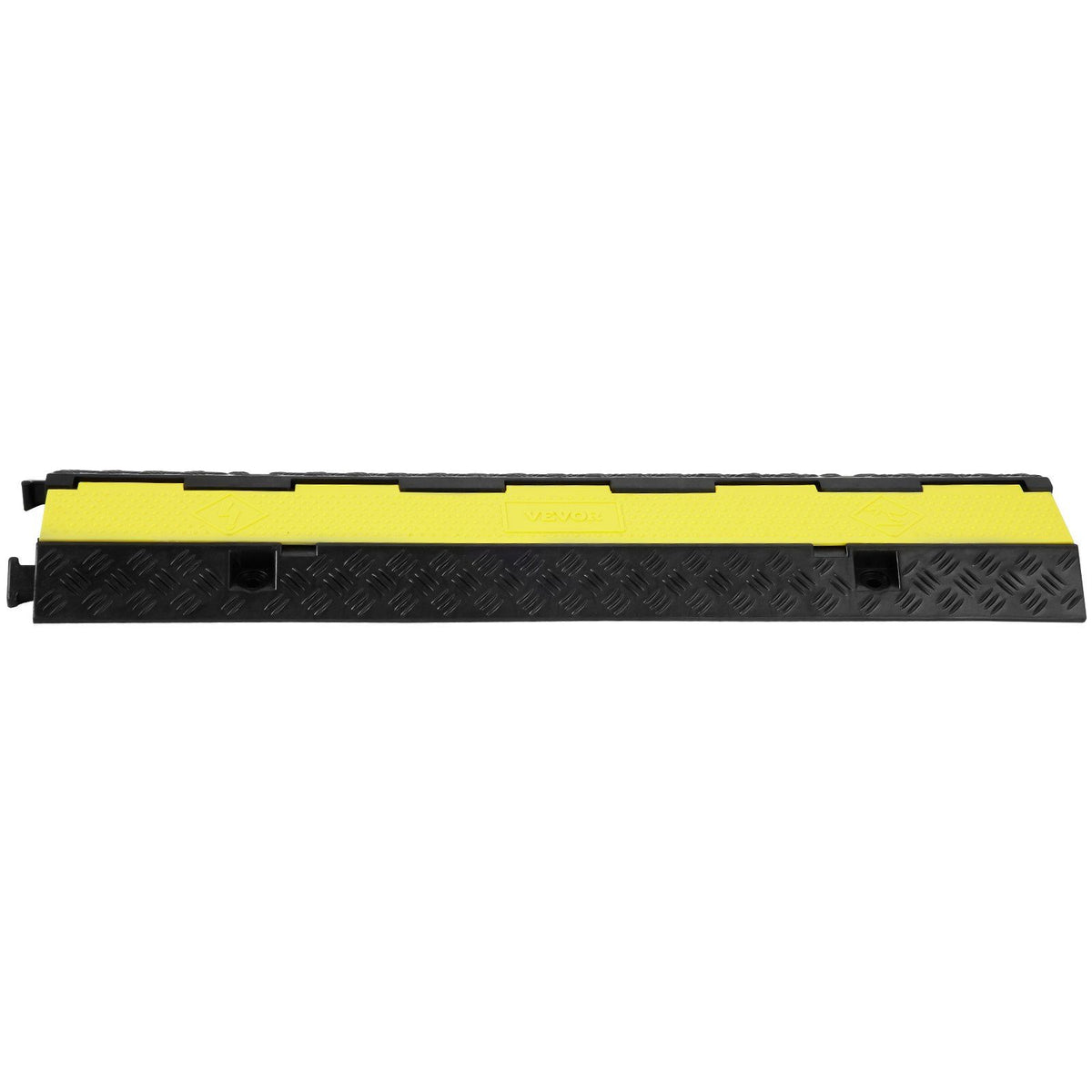 5 PCs Rubber Cable Protector Ramp, 2 Channel, 12000 lbs/axle Capacity Heavy Duty Hose Wire Cover Ramp V952-SKCDL52WH1111U72JV0