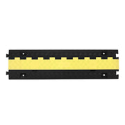 Cable Protector Ramp, 9,979 kg/axle Capacity, 2 Channel Heavy Duty TPU Cord Hose Wire Cover, 31 x 28 mm V952-SKCDLBHPD2CTEZB4B001V0