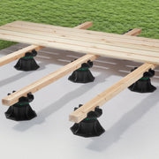 Deck Blocks 8 PCS, 2200 lbs / 997.90 kg Load Capacity Deck Support Plastic Pedestal Paver, Raising 3.54 - V952-SKCZCJZSKC606IPRZ001V0