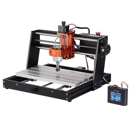 CNC Router Machine, 120W, 3 Axis GRBL Control Wood Engraving Carving Milling Machine Kit, 11.81 x 7.87 x 2.83 V952-SKDKJ3020CMURZ4TWV3