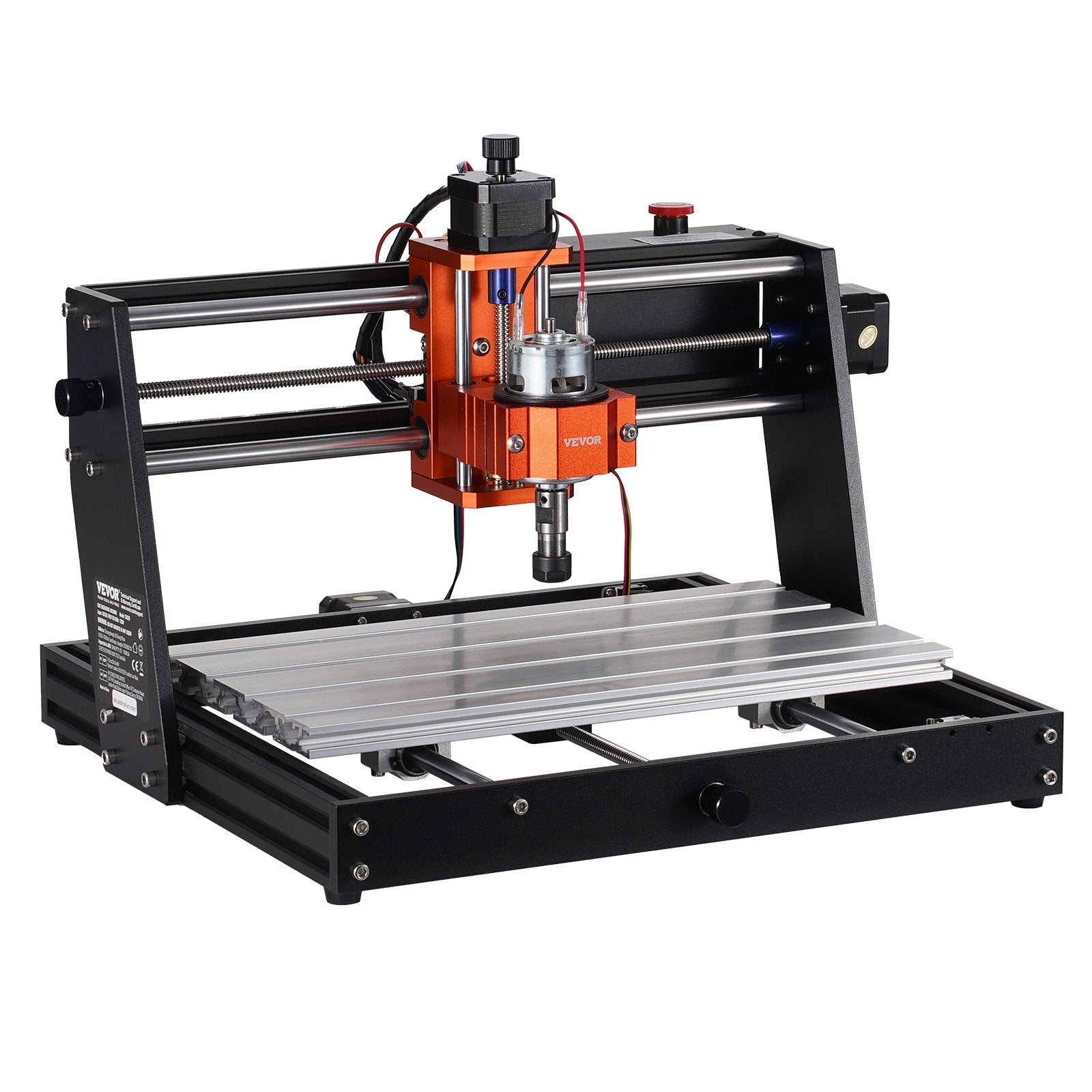 CNC Router Machine, 120W, 3 Axis GRBL Control Wood Engraving Carving Milling Machine Kit, 11.81 x 7.87 x 2.83 V952-SKDKJ3020CMURZ4TWV3