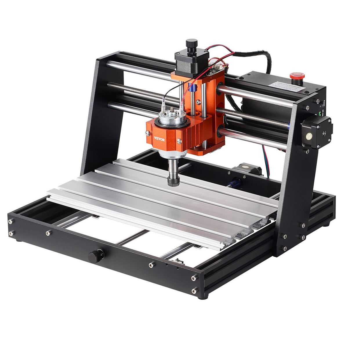 CNC Router Machine, 120W, 3 Axis GRBL Control Wood Engraving Carving Milling Machine Kit, 11.81 x 7.87 x 2.83 V952-SKDKJ3020CMURZ4TWV3