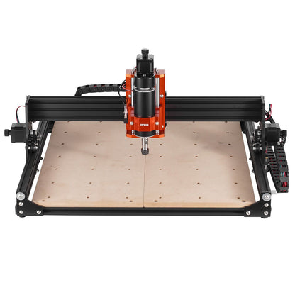 CNC Router Machine, 300W, 3 Axis GRBL Control Wood Engraving Carving Milling Machine Kit, 15.75 x 15.75 x V952-SKDKJ4040CM04TPDJV3