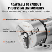 Dividing Head, K11-100mm 3-Jaw Chuck, CNC Router Milling Machine Rotational Axis 4th Axis A Axis Indexing V952-SKFDT3ZKP65M9AYZOV9
