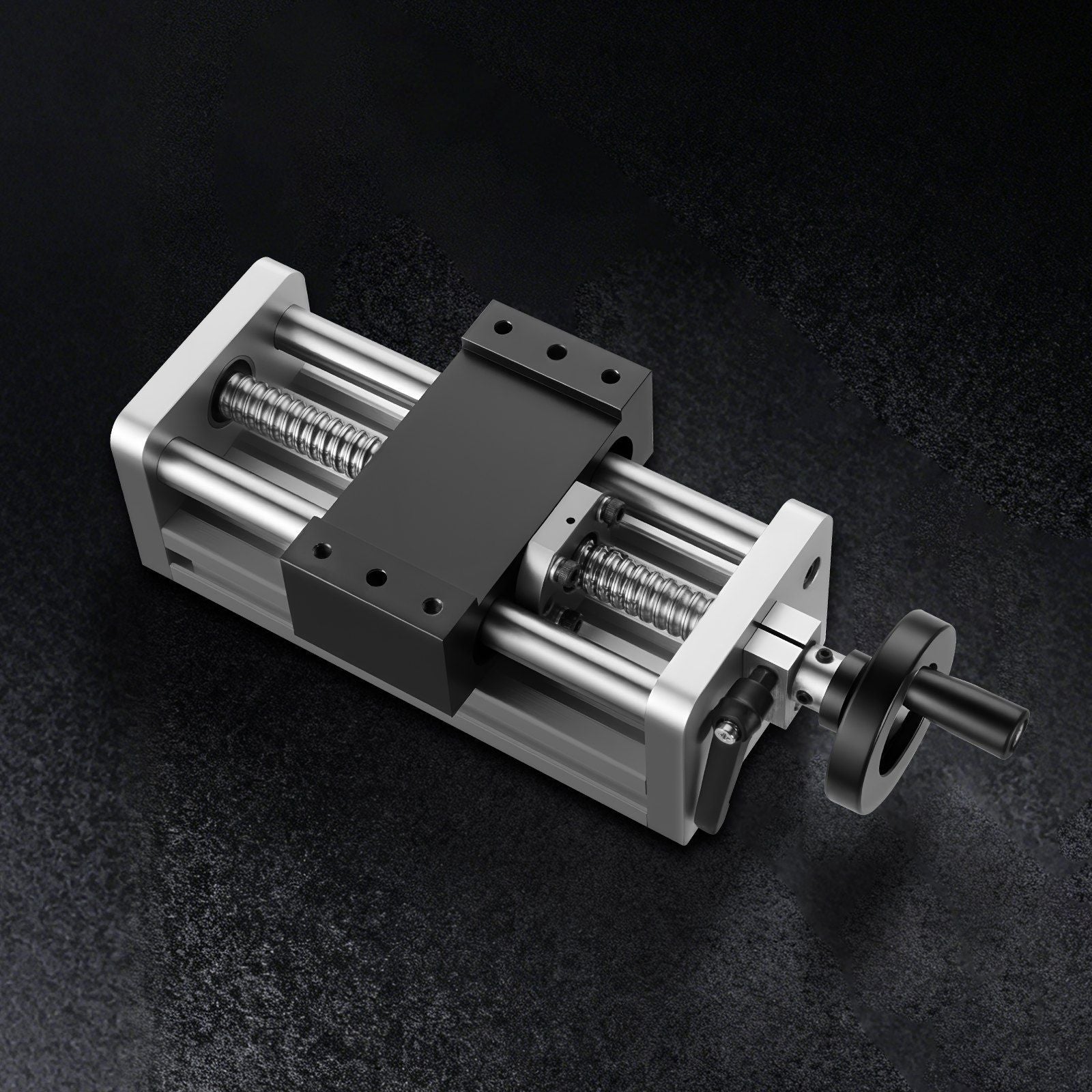Linear Stage Actuator, 100 mm Effective Stroke, Ball Screw CNC Linear Motion Guide Rail, Double Optical Axis, V952-SKZXBJQDQ16M5684B001V0