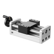 Linear Stage Actuator, 100 mm Effective Stroke, Ball Screw CNC Linear Motion Guide Rail, Double Optical Axis, V952-SKZXBJQDQ16M5684B001V0