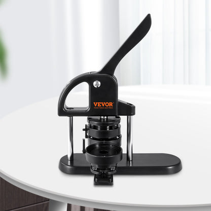 Button Maker Machine, 1/1.25/2.28 inch(25/32/58mm) 3-in-1 Pin Maker, Installation-Free Badge Punch Press Kit, V952-SL253258MM300D5JWV0