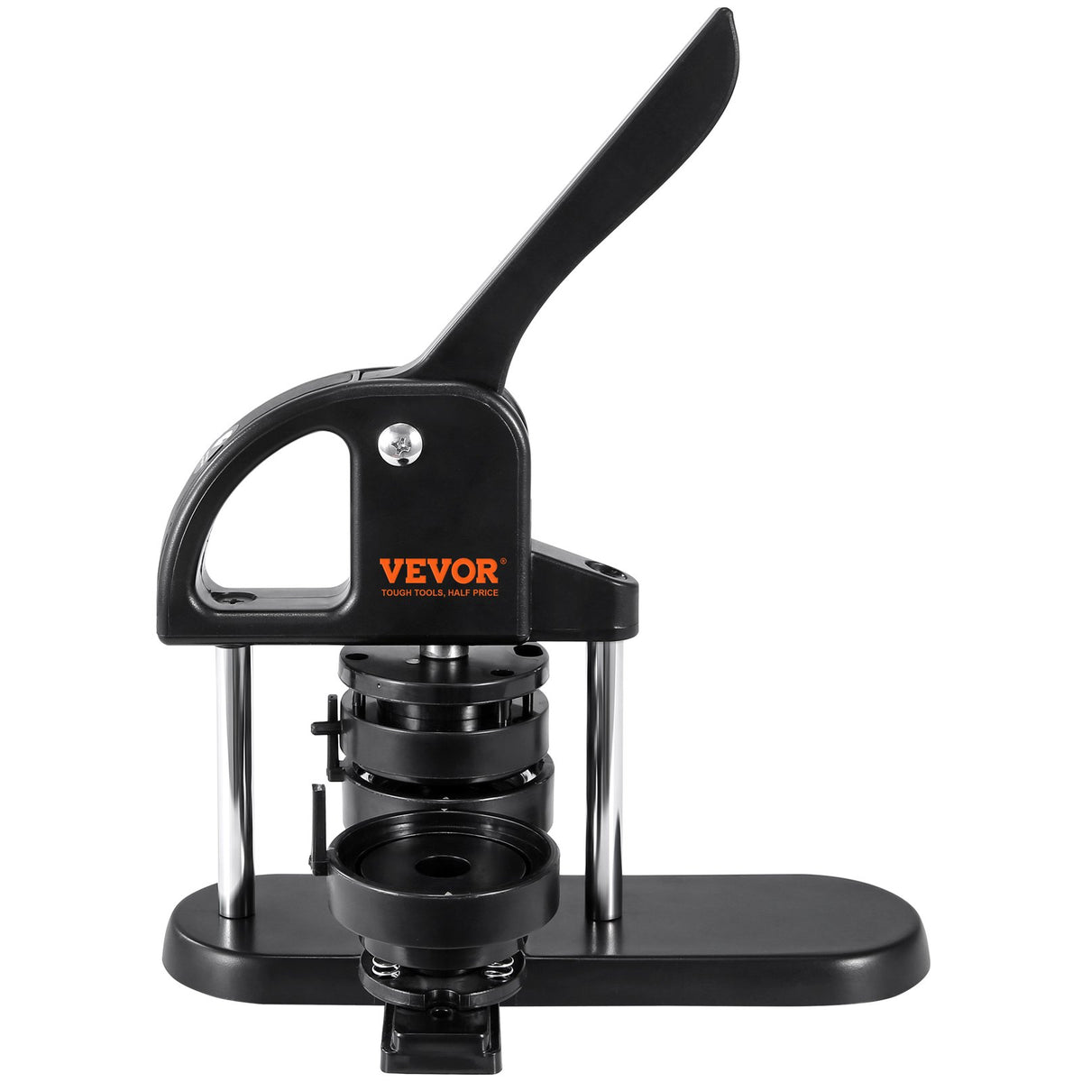 Button Maker Machine, 1/1.25/2.28 inch(25/32/58mm) 3-in-1 Pin Maker, Installation-Free Badge Punch Press Kit, V952-SL253258MM300D5JWV0